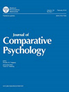 JOURNAL OF COMPARATIVE PSYCHOLOGY雜志封面